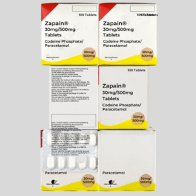 Zapain Co-Codamol 30-500mg Tablets by Mercurypharma (100pills/box)