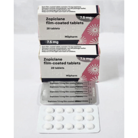 Zopiclone 7.5mg Film-Coated 28 Tablets by Milpharm